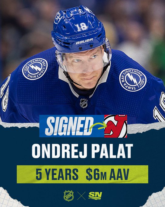 Devils sign free agent Ondrej Palat